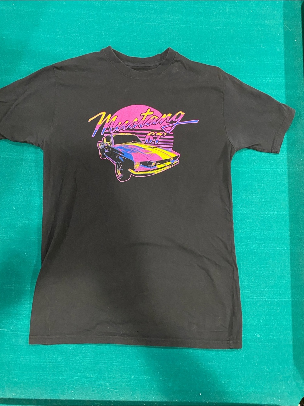 Black Mustang '67 Graphic Short-Sleeve Tee
